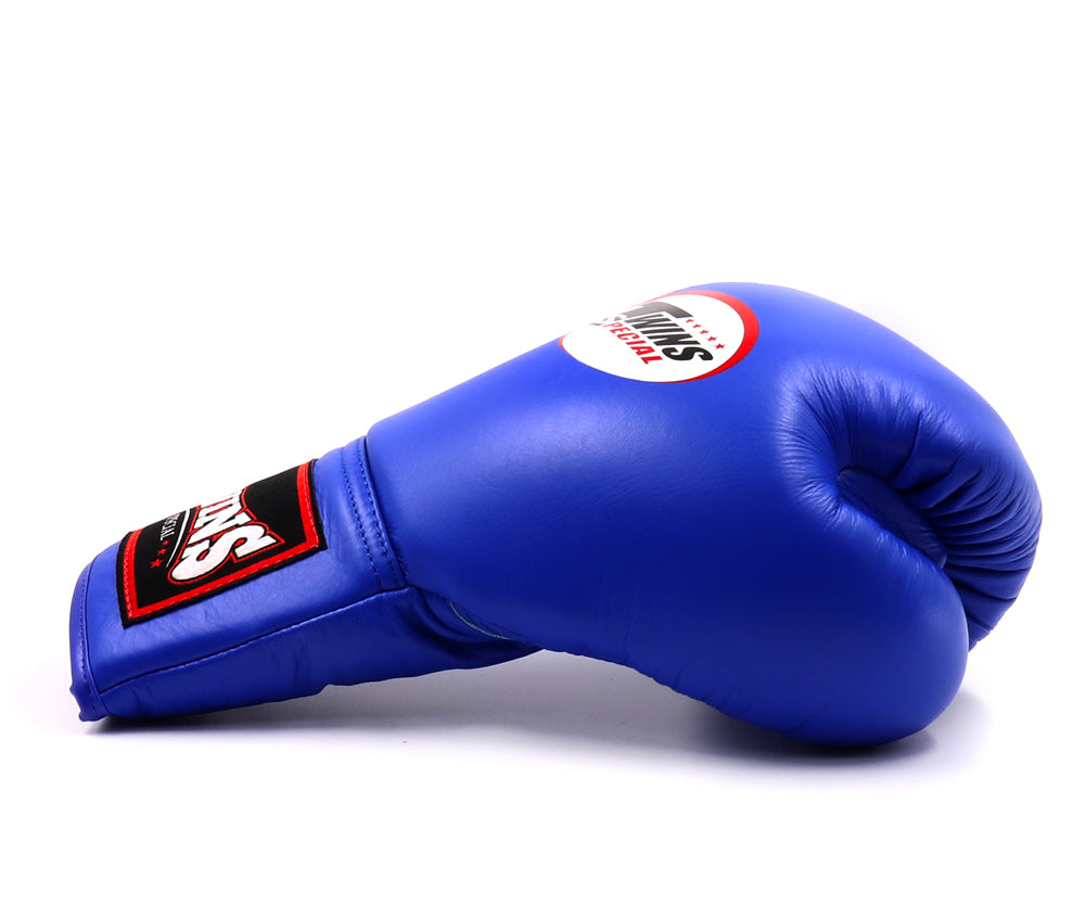 Twins Special Boxing Gloves BGLL1 Blue Lace Up