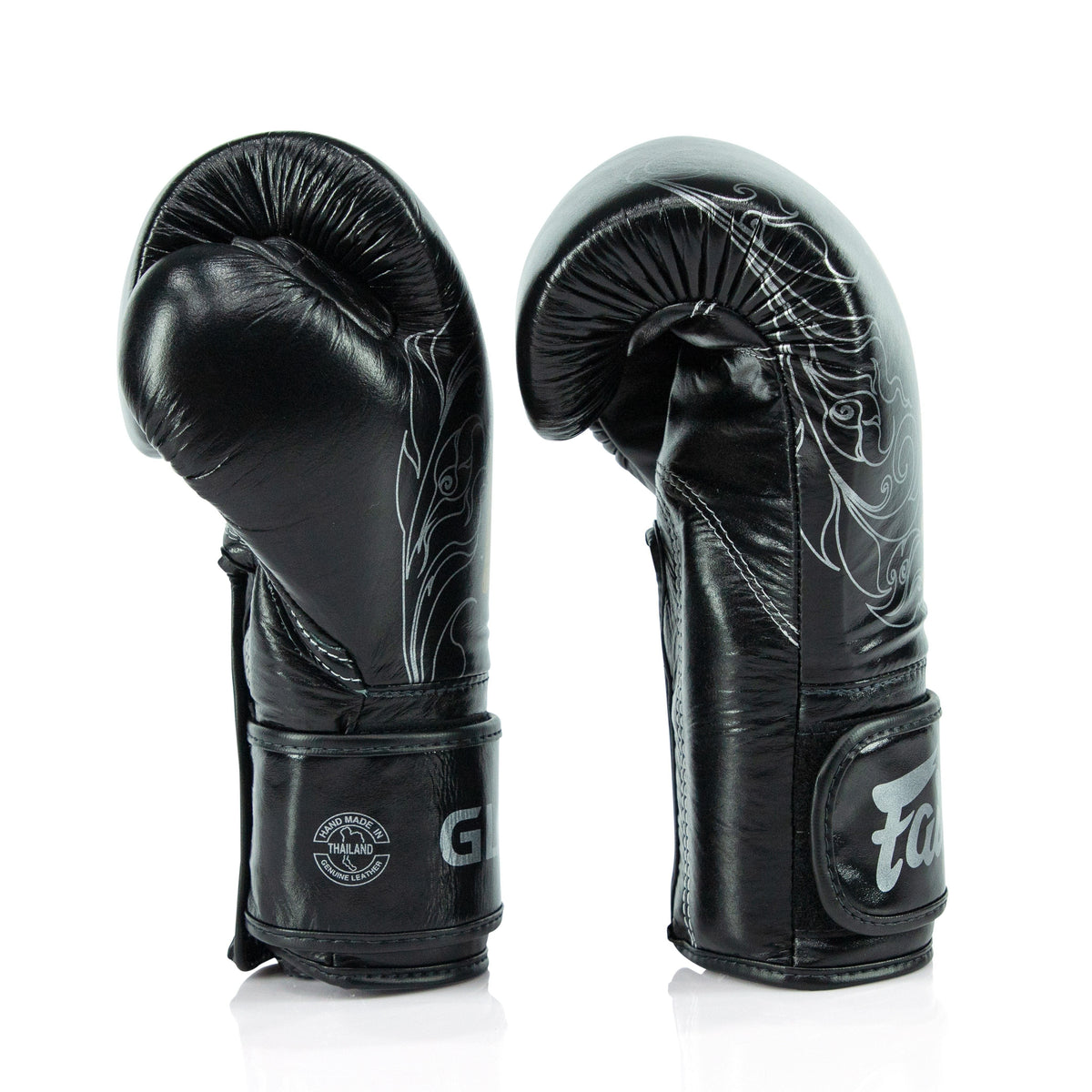 Fairtex Boxing Gloves Glory BGVG3 Valco Black Silver