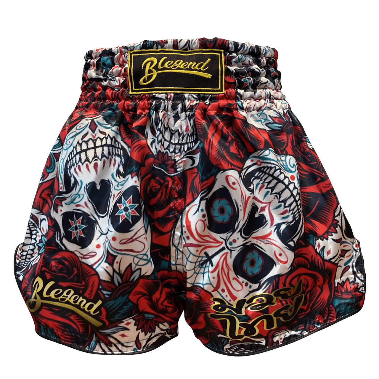 Blegend Boxing Shorts Maximous white skull Blegend