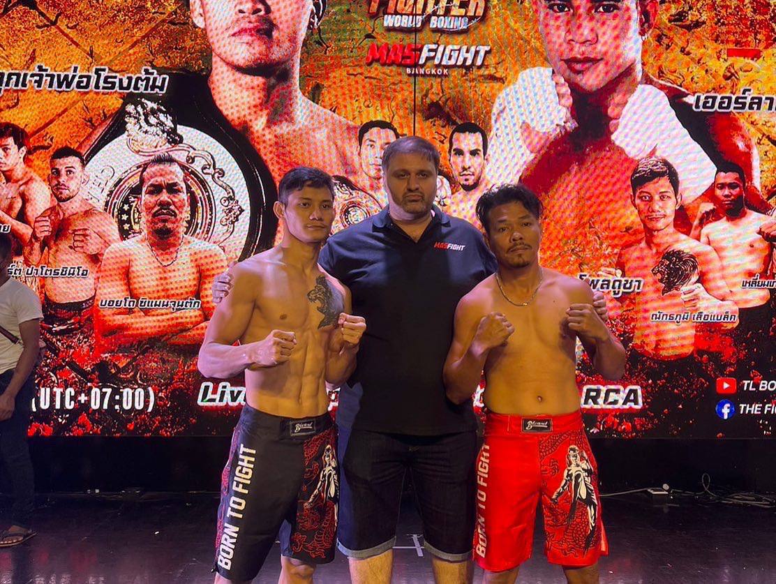 กางเกงขาสั้น Blegend MMA Red Passion