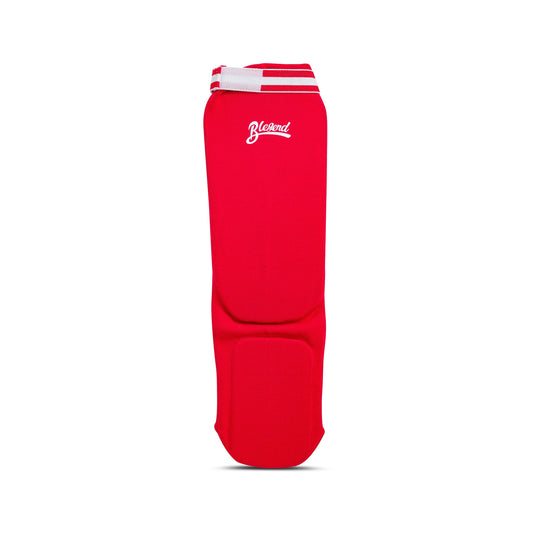 Blegend Shin Guards Sock Type Cotton STC1 Red