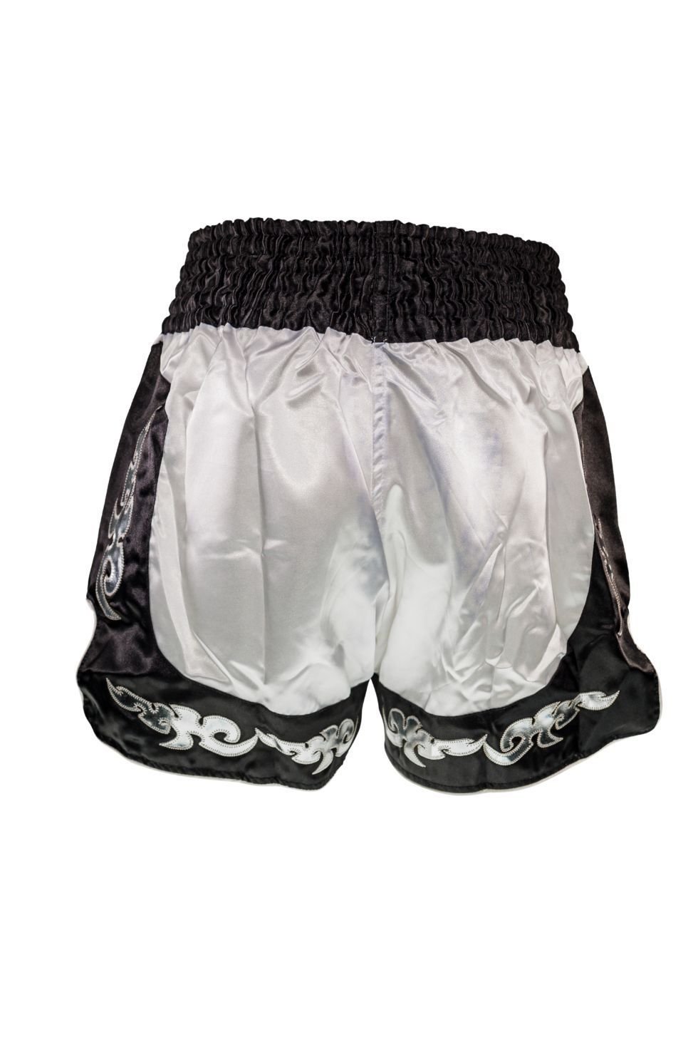 Buakaw Shorts BFG3-1 WHITE BLACK - SUPER EXPORT SHOP