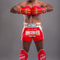 Buakaw Shorts BFG4-4 RED WHITE GOLD - SUPER EXPORT SHOP