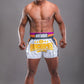 Buakaw Shorts BFG4-5 WHITE PURPLE GOLD - SUPER EXPORT SHOP