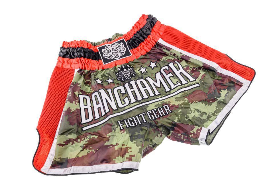 Buakaw Shorts BFG5-2 CAMO RED - SUPER EXPORT SHOP