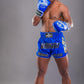 Buakaw Shorts BSH7 BLUE GOLD - SUPER EXPORT SHOP