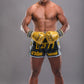 Buakaw ShortsBFG1-2 BLACK/GOLD/GREY - SUPER EXPORT SHOP