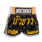 Buakaw ShortsBFG1-2 BLACK/GOLD/GREY - SUPER EXPORT SHOP