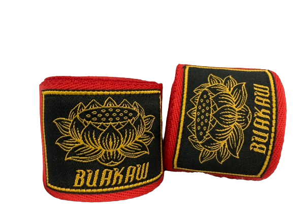 Buakaw Handwraps Red