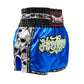 Twins Muay Thai Shorts TBS-SKULL Blue Grey
