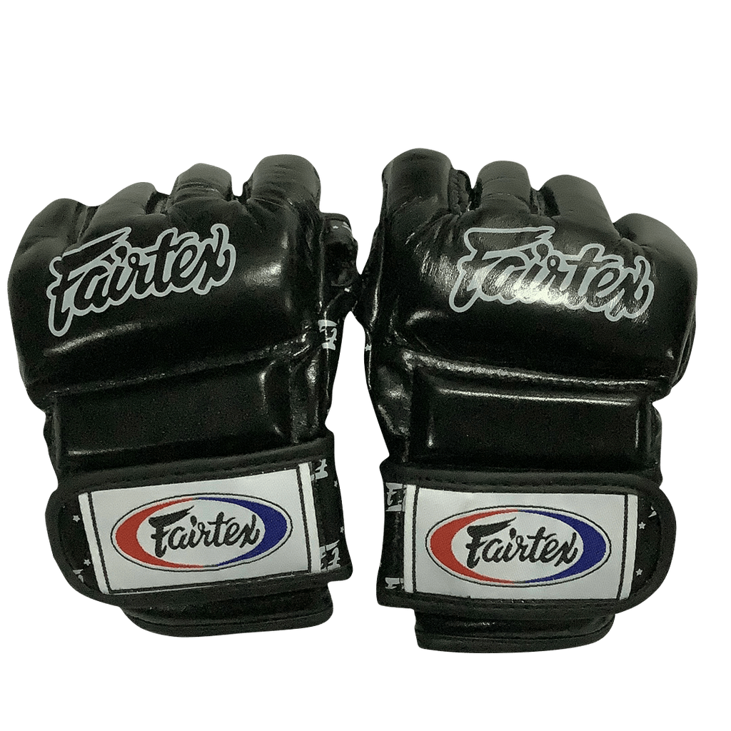 Fairtex Boxing Gloves MMA FGV17 Split Knuckles Black - SUPER EXPORT SHOP