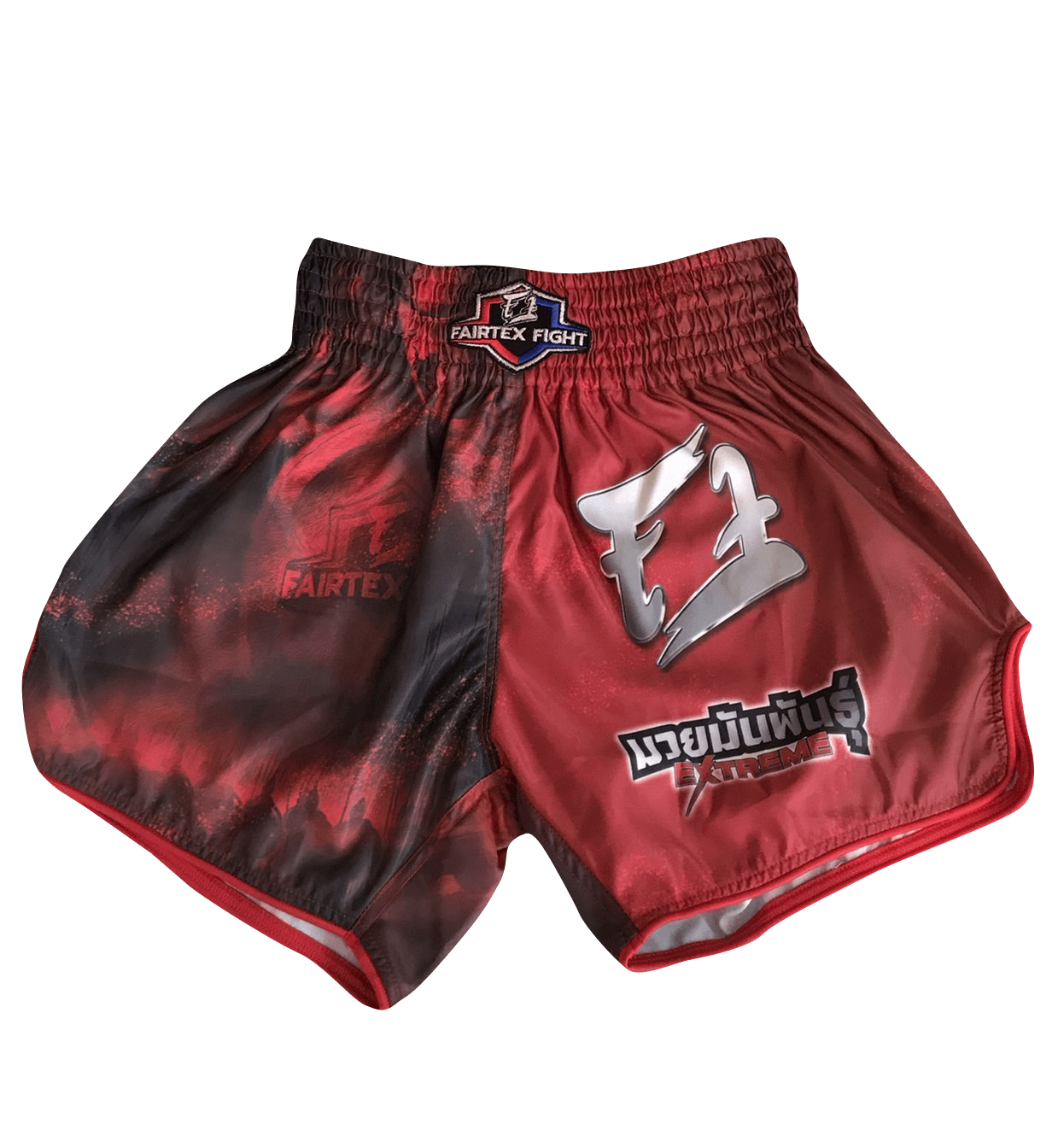 Fairtex Fight Promotion Shorts Decendants of the Empire Red - SUPER EXPORT SHOP