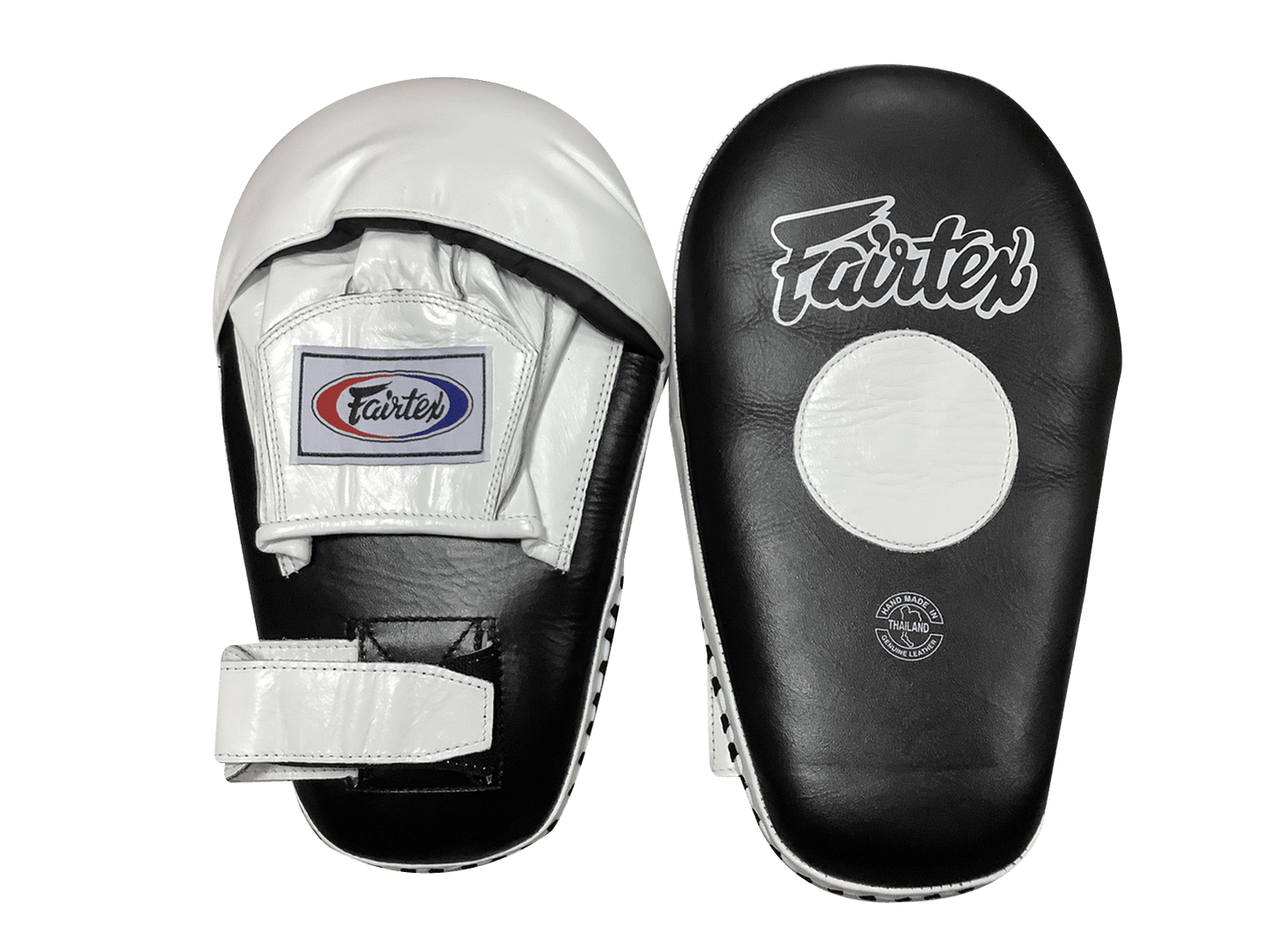 Fairtex Focus Mitts Pro Angular  FMV8 White/Black Fairtex