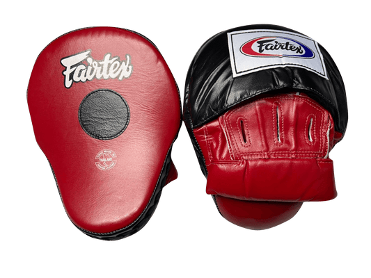 Fairtex Focus Mitts The Ultimate Contoured FMV9 Red Black - SUPER EXPORT SHOP