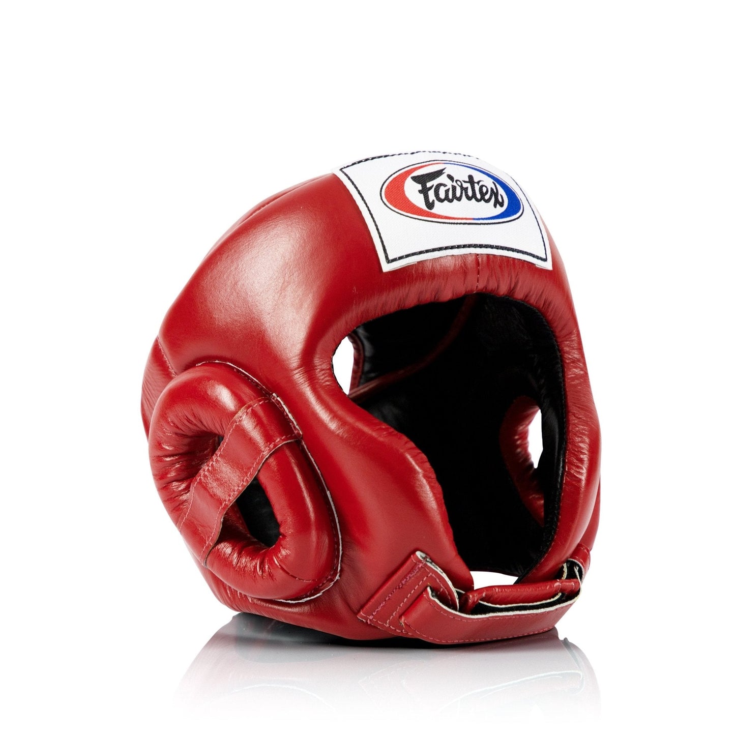 Fairtex Headguard MUAY THAI COMPETITION STYLE HG6 RED - SUPER EXPORT SHOP