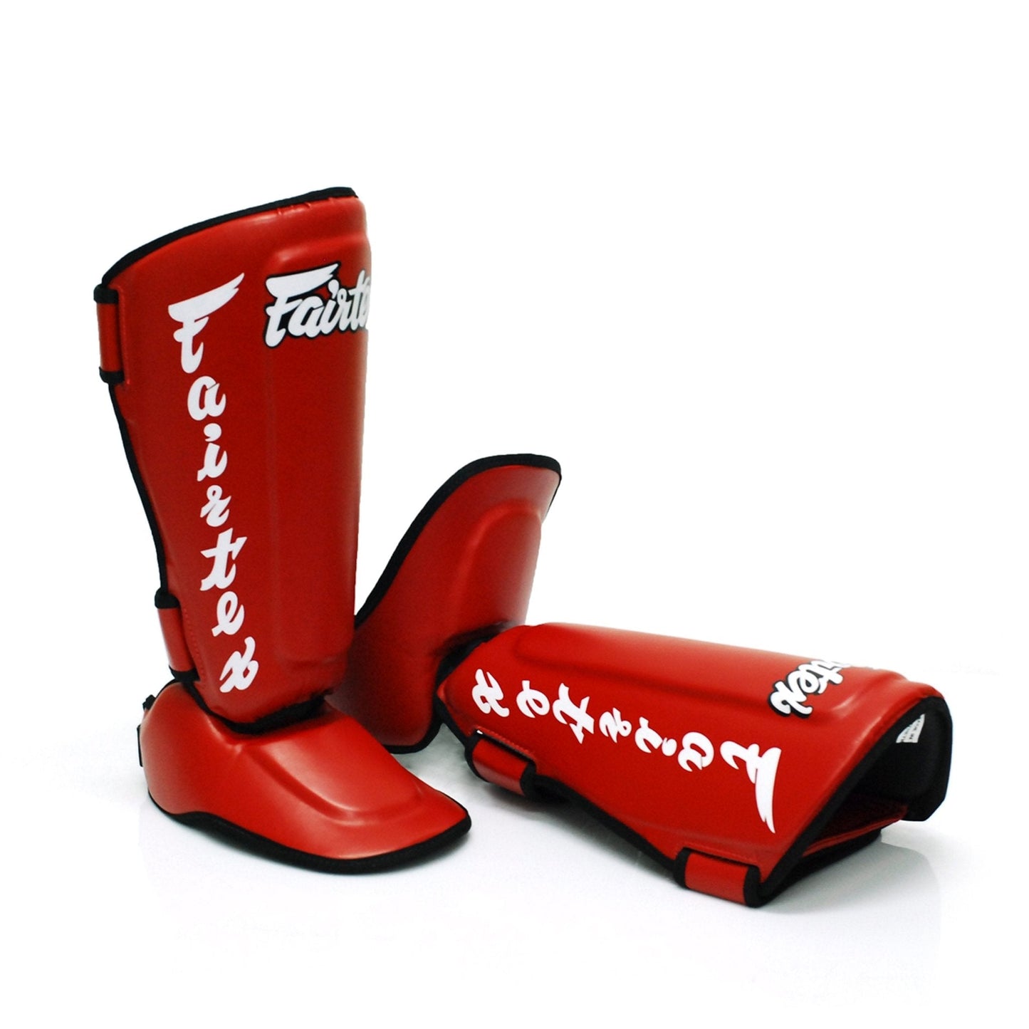 Fairtex Shinguards  SP7 Red DETACHABLE IN-STEP SHIN PAD