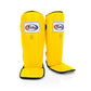 Fairtex Shinguards SP3 Yellow IN-STEP DOUBLE PADDED PROTECTOR