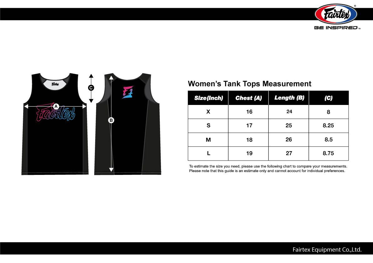 Fairtex Women's Tank Tops - PT12 - SUPER EXPORT SHOP