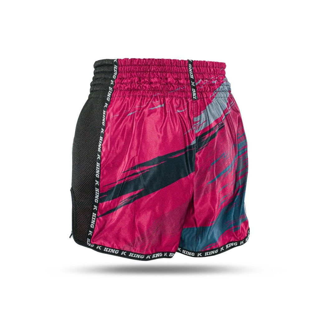 King Pro Boxing Shorts New Wave Red