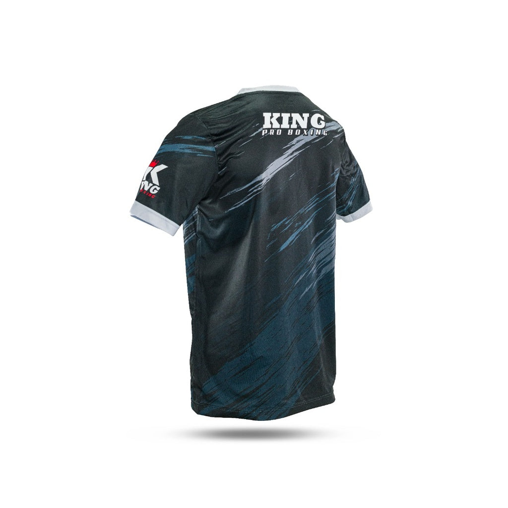 King Pro Boxing T-shirt New Wave Black