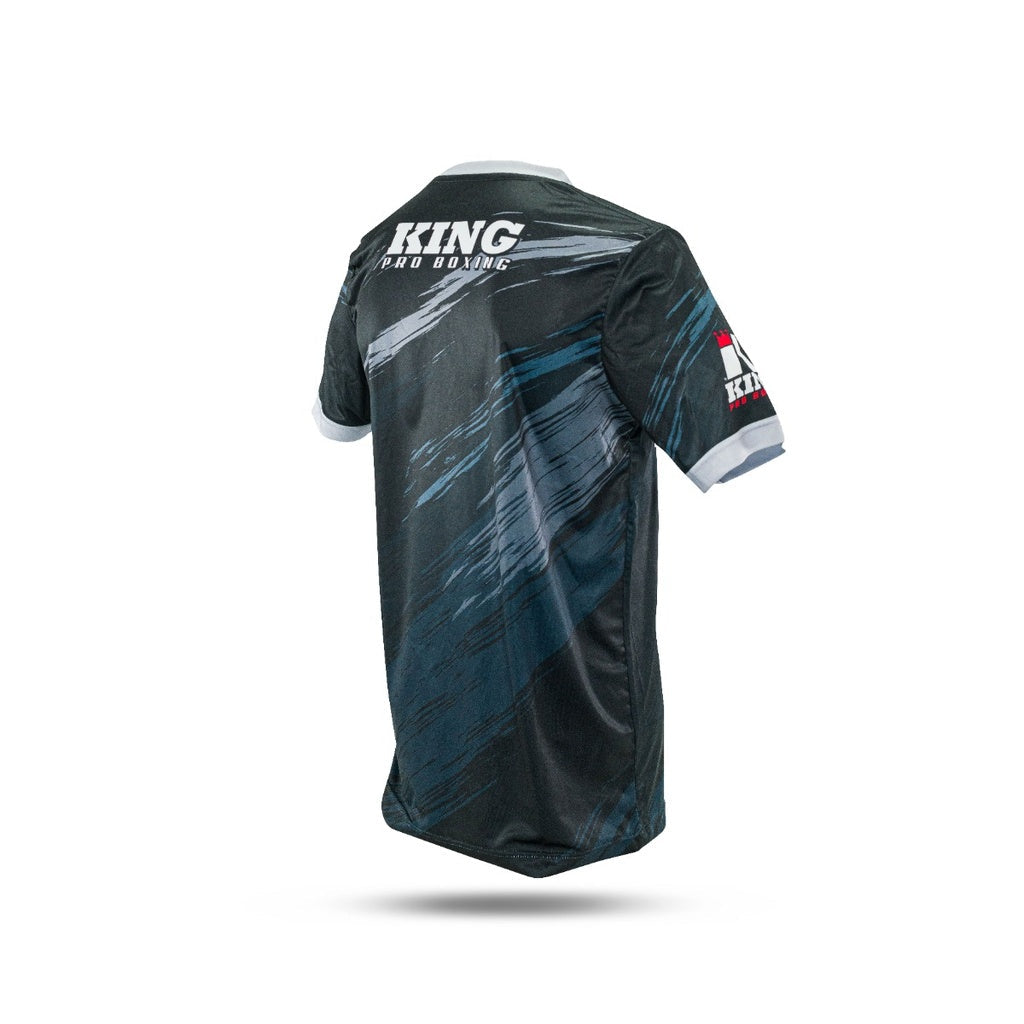 King Pro Boxing T-shirt New Wave Black