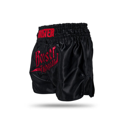 Booster Fight Gear Boxing Shorts TBT Thunder Black Red