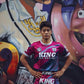 King Pro Boxing Shorts New Wave Red