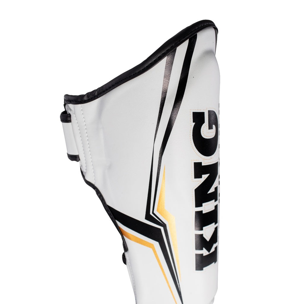 King Pro Boxing Shin Guards Thor White