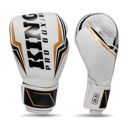King Pro Boxing Gloves Thor White