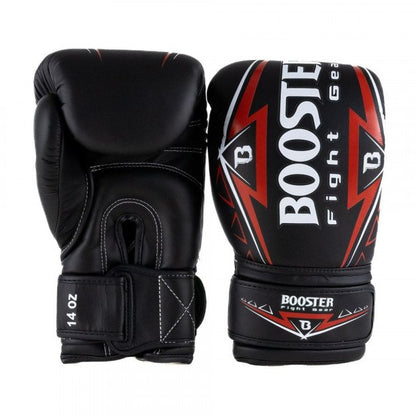 Booster Boxing Gloves WAR Series Black Red