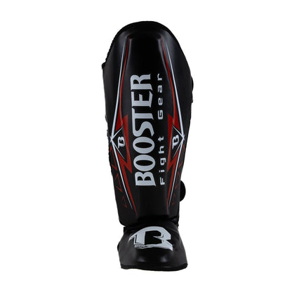 Booster Shin Guards WAR Series BK/RD