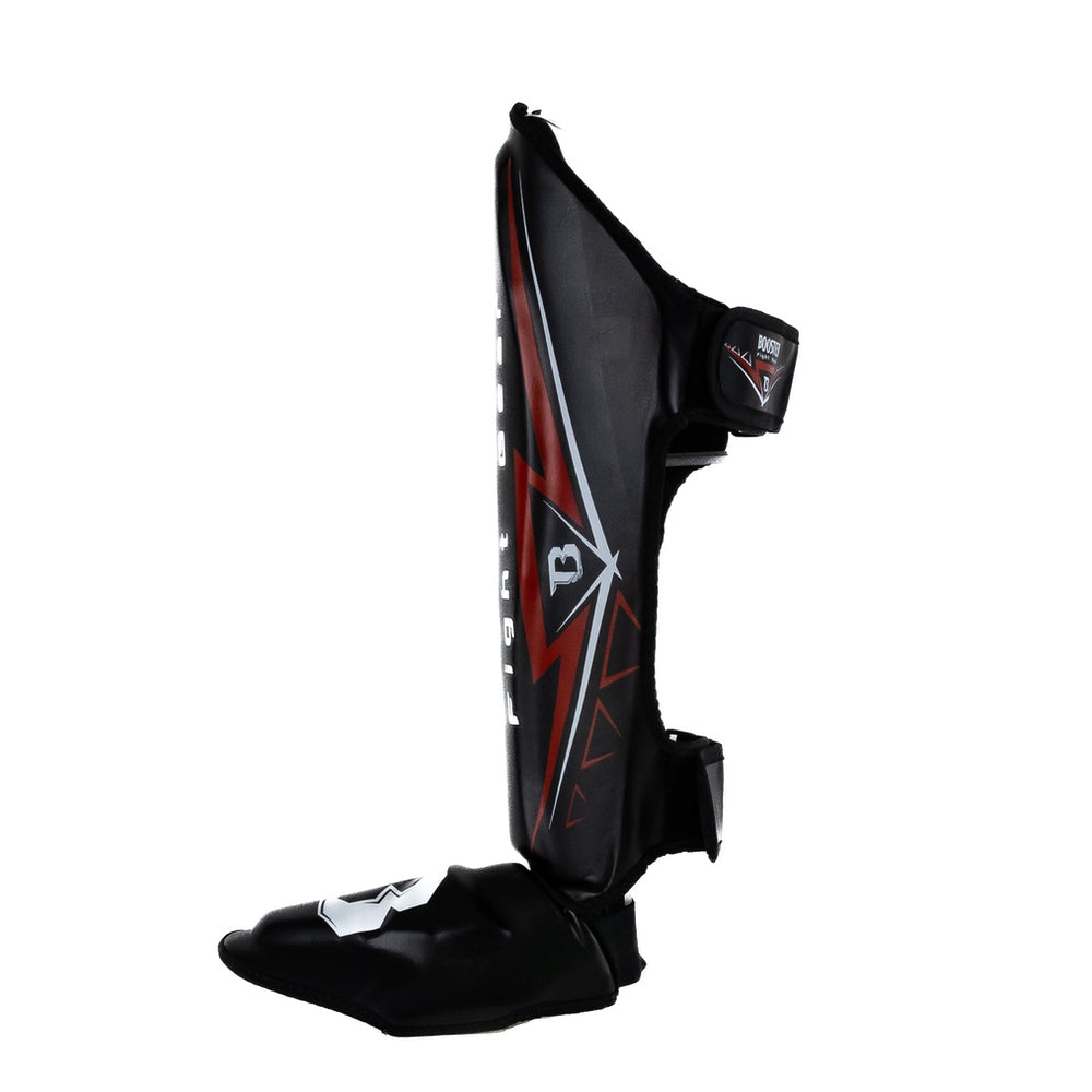 Booster Shin Guards WAR Series BK/RD