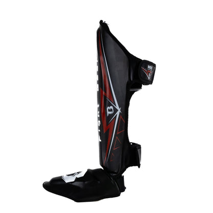 Booster Shin Guards WAR Series BK/RD