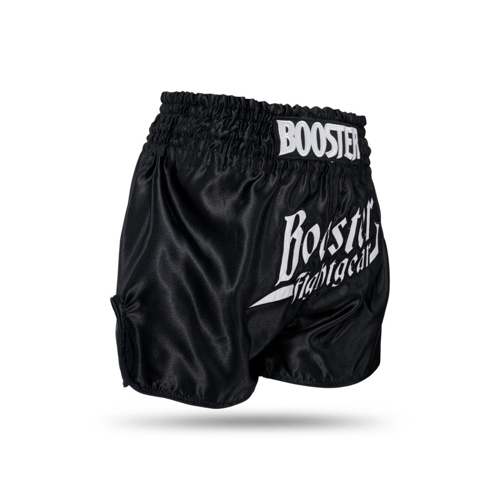 Booster Fight Gear Boxing Shorts TBT Thunder Black White