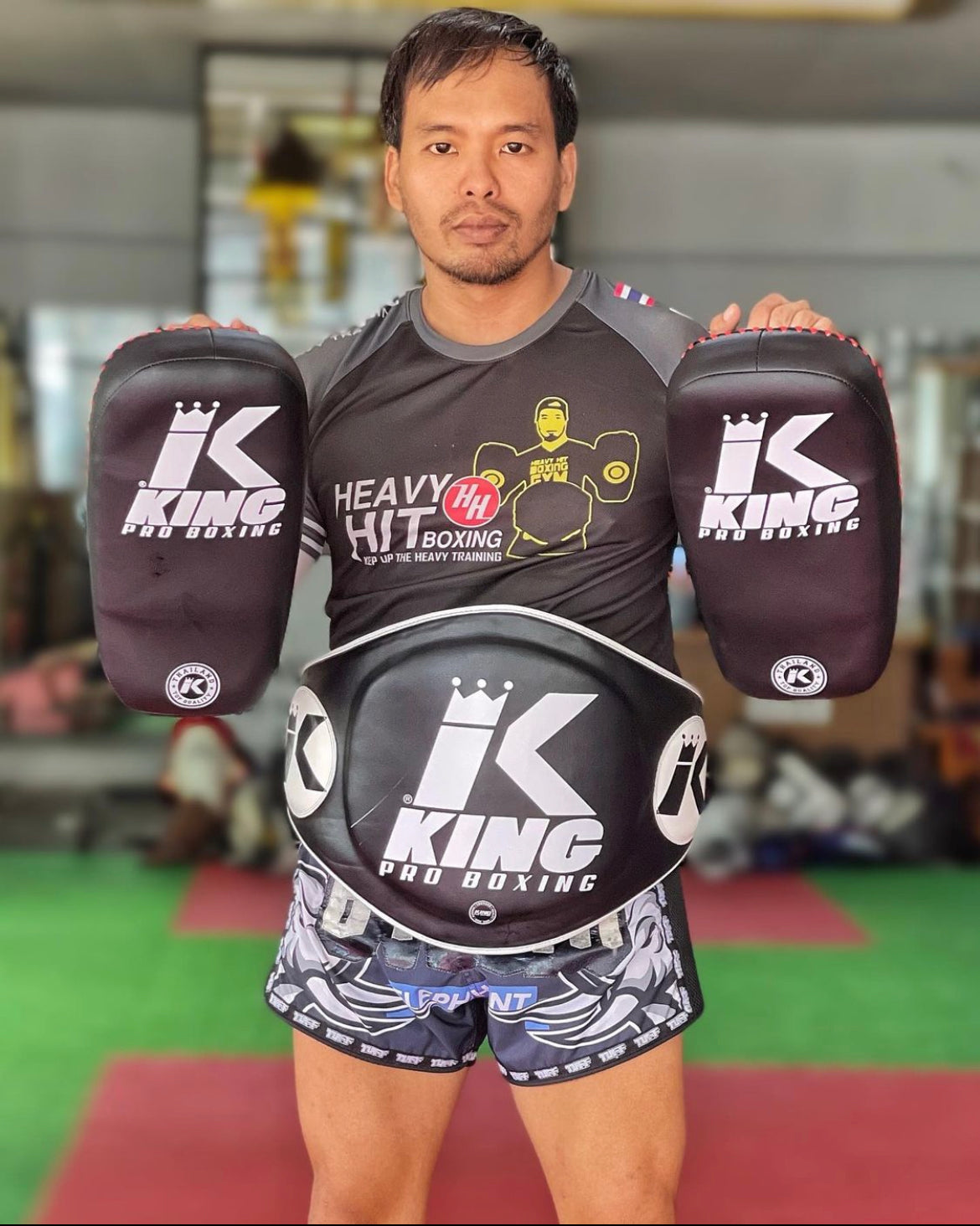 King Pro Belly Pad for TRAINER GAE BP Black