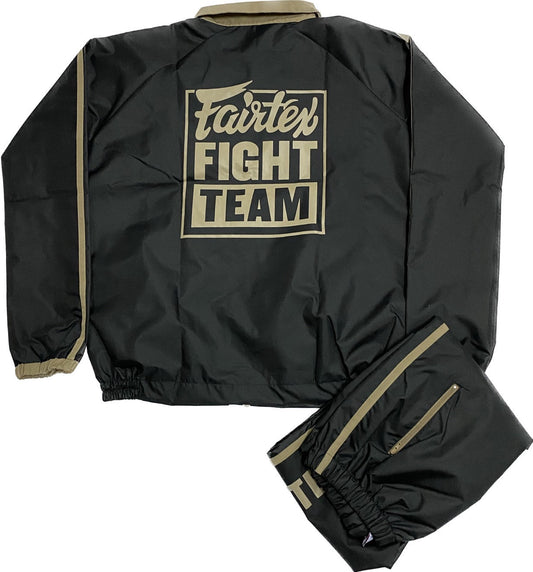 Fairtex Vinyl Sauna Suit VS4 Black Brown