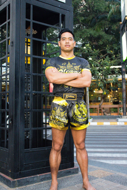 Blegend Muay Thai T-shirt Gold Tiger