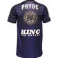 King Pro Boxing T-shirt PRYDE Blue King Pro Boxing