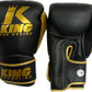 King Pro Boxing Gloves Star 16 Black Gold