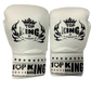 Top King Boxing Gloves Lace Up TKBGSC  White