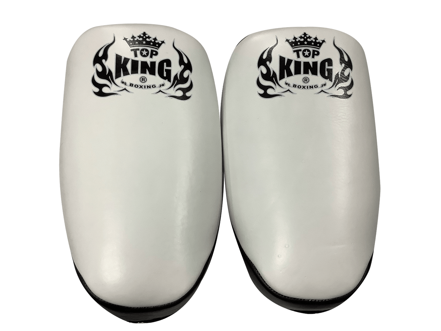 Top King Kicking Pads TKKPU (Curve) White Black - SUPER EXPORT SHOP