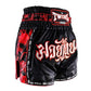 Twins Muay Thai Shorts TBS-SKULL Red Black - SUPER EXPORT SHOP