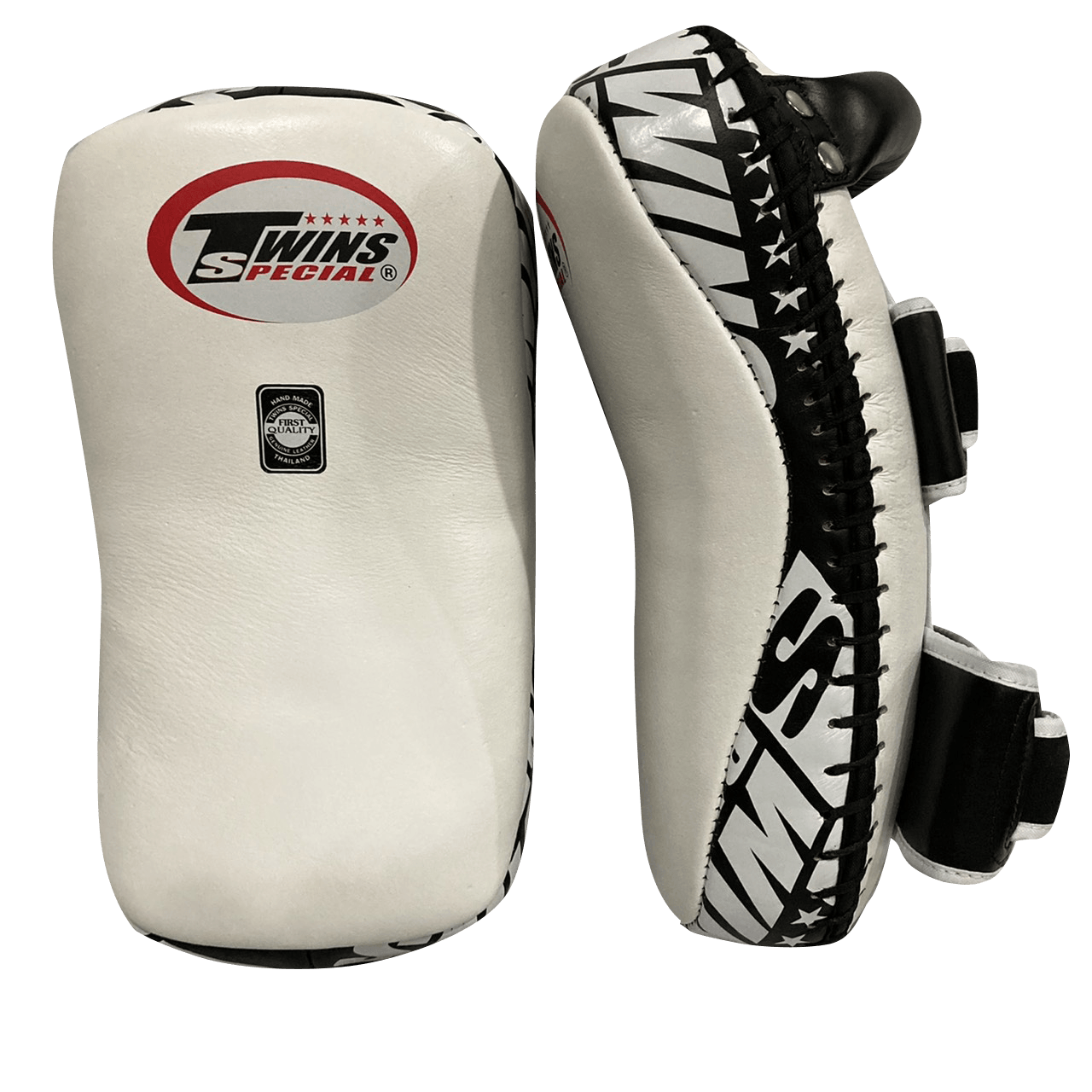 Twins Special Kicking Pads KPL10 White Black - SUPER EXPORT SHOP