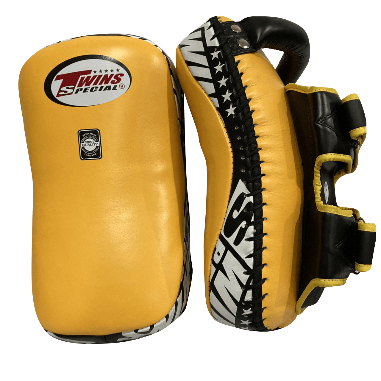 Twins Special Kicking Pads KPL12 Yellow Black - SUPER EXPORT SHOP