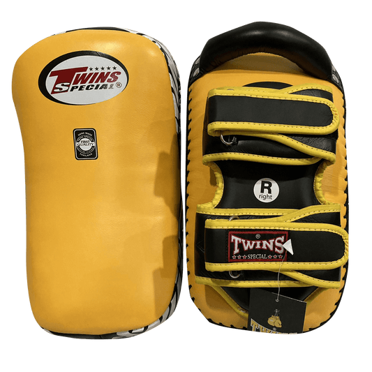 Twins Special Kicking Pads KPL12 Yellow  Black