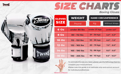 Twins Special Fancy Boxing Gloves FBGVL3-52 Gold Red